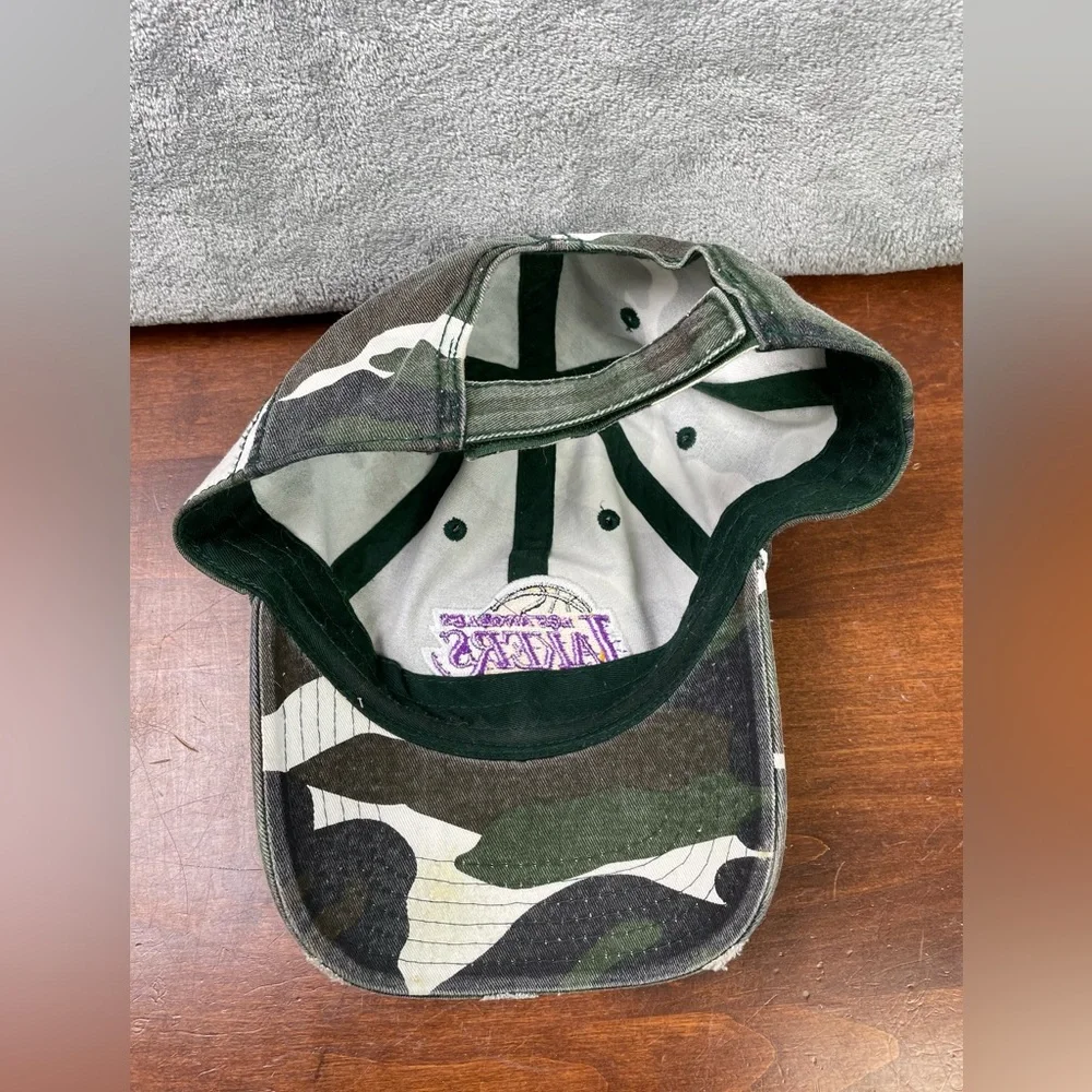 Los Angeles Lakers Links Marketing Group Military Camouflage Hat One Size Camo - Picture 8 of 12